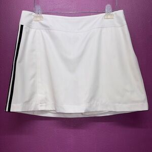 White Skirt with Black Stripe